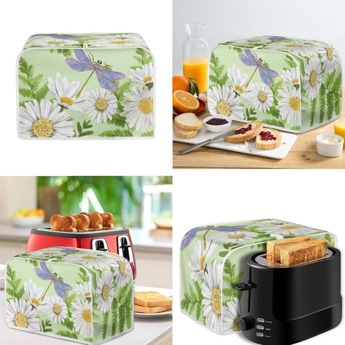 Daisy Dragonfly 2 Slice Toaster Covers Kitchen Small Appliance Covers Blender Cover Dust Cover Coffee Maker Cover to Keep Clean & Safe Kitchen Tool