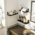 Set 3, Love-KANKEI Floating Shelves Wall Mounted of Large Wood Wall Shelves for Storage, Rustic Shelves for Display