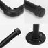 Industrial Iron Pipe Kitchen Paper Towel Holder, Vintage Farmhouse Heavy Duty Wall Mount Rack for Kitchen