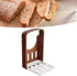 Adjustable Bread Slicer Guide for Homemade Bread, Foldable Tools with 4 Thickness for Kitchen