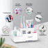Toothbrush Holder with Anti-Slip: Multifunctional Bathroom Organizer Caddy for Easy Cleaning & Storage