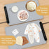 ZCJSHX Warming Trays for Buffets Party - Warming Mat for Food - Food Warmer Mat Silicone Heating Mat for Food Heating