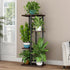 4 5 LINZINAR Plant Stand Indoor Tier Potted Multiple Plant Shelf Stands for Garden Corner Balcony Living Room