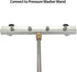 13 Inch 45-Degree 4000 Hourleey Pressure Washer Undercarriage Cleaner, Undercarriage Water Broom with Extension Wand