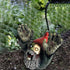 ZWFDC Resin Zombie Gnomes Garden Decor, 4.13 Inch Garden Sculptures & Statues for Outdoor Walking Dead Decorations