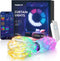AI Smart Curtain Lights, 441 LEDs Indoor Color Changing Lights, Music Sync