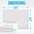 MARS WELLNESS Memory Foam Cuddle Pillow - Ergonomic Anti Pressure Couples Pillow with Arm Hole - Great for Cuddling