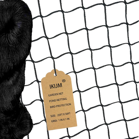 IKIJM Bird Netting for Chicken Coop - Poultry Netting Heavy Duty Mesh Garden
