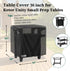 36 inch 600D MR. COVER Outdoor Prep Table Cover, Compatible with Keter Unity Small Portable Table, Heavy Duty