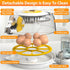 8 Egg Incubators for Hatching Eggs with Automatic Egg Turner, Incubator for Chicken Eggs with Egg Candler for Chicken