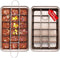 Non-Stick Brownie Pan with Dividers, High Carbon Steel Baking Pan for 18 Pre-Cut Brownies