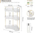 Counter Countertop (3 Aveniee Corner Bathroom Organizer, Bathroom Shelf Makeup Storage, Clear Perfume Tray Holder
