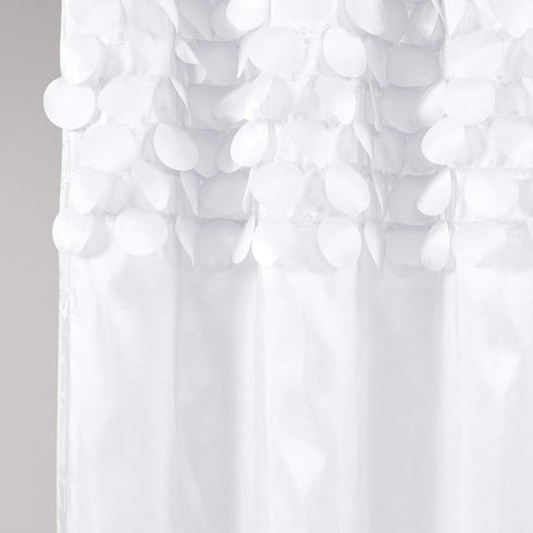 Lush Decor Lillian Shower Curtain, 72" x 72", White