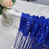 ave split Decorative Door String Curtain Wall Panel, Fringe Window Room Divider, 100cm*200cm, Royal Blue