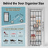 Kotkn 28 Closet Women,White-01) Compartment Over the Door Shoe Organizer, Breathable Mesh Large Shoe Rack for Storage