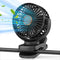 Portable Mini Clip on Fan, 3 Speed Rechargeable USB Desk Fan, Battery Operated Personal Fan, 360° Rotate Adjustable for