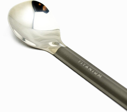 TOAKS Titanium Long Handle Spoon with Polished Bowl