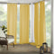 Elrene Home Fashions Matine Weatherproof Tab-Top Curtain Panel - Solid Color, Indoor/Outdoor, 52”W x 84”L, Yellow