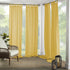Elrene Home Fashions Matine Weatherproof Tab-Top Curtain Panel - Solid Color, Indoor/Outdoor, 52”W x 84”L, Yellow