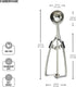 Farberware Professional Stainless Steel Cookie Dough Scoop - 8.27 Inch, Black