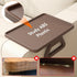 Lifewit Plastic Rotating Couch Armrest Table, Adjustable Sofa Arm Clip Holder Tray for Snack/Fast Food/Fruit/Drink