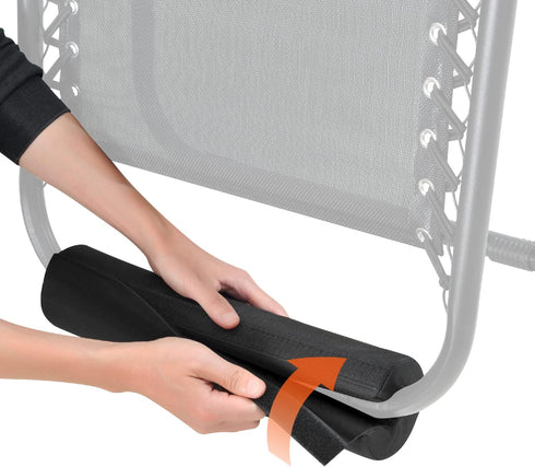 2 Pack Set 2) Zero Gravity Chair Foot Rest, TOPJUM Footrest Cushion for Anti Gravity Folding Recliner, Footrest Padding