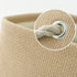TheWarmHome Decorative Basket Rectangular Fabric Storage Bin with Handles for Clothes (Beige)