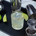 Professional Bartending Kit: Weighted Boston Shaker Tins, Hawthorne Strainer, and Japanese Jigger Cocktail Shaker Set