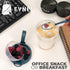 4 Pack 20 oz (4 Set 20 oz) On The Go Cereal Yogurt Cups with Lids and Spoon, Reusable Parfait Plastic Milk Breakfast