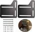 2Pcs Bed Frame Conversion Kit, Heavy Duty Adapter Bracket, Headboard Attachment with Hardware, Full to Queen