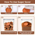 Set 2 (2.5L/2.6Qt), Sets ComSaf Brown Sugar Container of Airtight Food Storage Containers with Lids and Terra Cotta