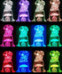 EUSTUMA LED Light Base Non-Slip Round Display Stand - Suitable for Glass Crystal Artwork, Holiday Party Decoration