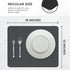 Super Absorbent Dish Drying Mat – Coffee Mat for Countertops – Non-Slip Water Absorbent Kitchen Mat (CLASSIC GREY 16X12)