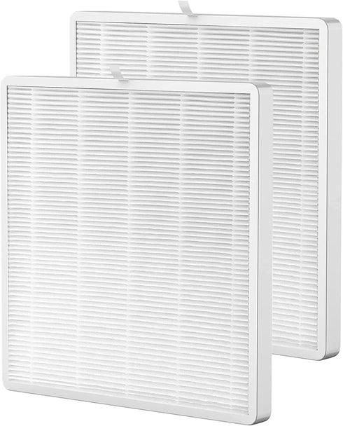 E-300L True HEPA Replacement Filter for MOOKA Air Cleaner Purifier - 2 Pack for Large Room