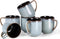 LERATIO 12OZ Ceramic Coffee Mugs Set of 6, Large Porcelain Coffee Cups
