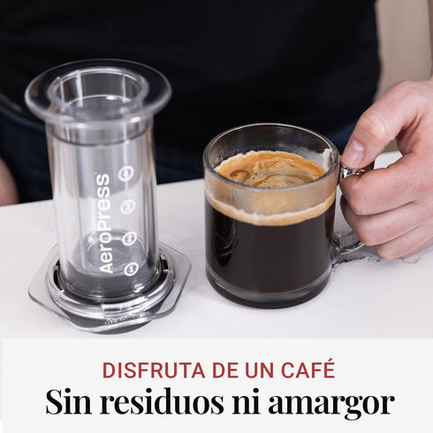 2 AeroPress Clear Coffee Press - All-in-One French Press, Pour-Over & Espresso Style Manual Brewer, Min Brew for Less