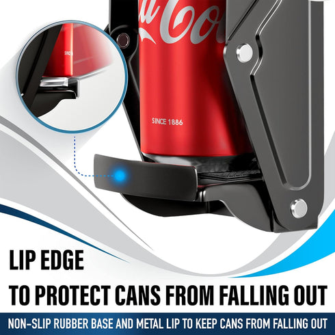 Can Crushers for Recycling, 16 oz Heavy Duty Aluminum Wall Mounted, Soda and Beer Can Smasher
