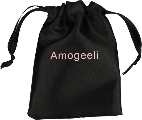 Amogeeli Crystal Platonic Solids Sacred Geometry Set, Healing Stone Gift Kit with Merbaka Star and Rose Quartz