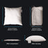 EDOW Luxury Throw Pillow Insert, Soft Fluffy Down Alternative Polyester, 18x18 White Pillow Insert