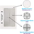 Universal Ceramic Ozone Plates, Washable Replacement for Generic Ozone Generators, 6.5" x 4.5" Inches, 2 Pack