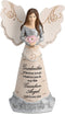 Pavilion Gift Company Elements Grandmother Guardian Angel Figurine, 6 Inch, Solid Pink