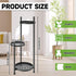 3-Tier Metal Plant Stand for Indoor & Outdoor, Heavy Duty Corner Flower Shelf Display Rack for Living Room Balcony