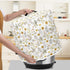 Floral Art Print Dust Cover for 8 Quart Round Pressure Cooker, Home Decor Accessories for Small Kitchen Appliance
