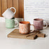 12 OZ Set 6, Set MONITO Coffee Mugs of Modern Coffee Mugs with handle for Tea/Latte/Cappuccino/Milk/Cocoa.