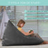 50"x 35" Aubliss Stuffed Animal Storage Bean Bag Chairs Cover, Extra Large Velvet Bean Bags Chair for Kids & Adults