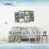 Icona Bay 5x7 Black Picture Frame - Sturdy Wood Composite Photo Frame, Table Top or Wall Mount, Exclusives Collection