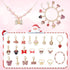 Christmas Advent Calendar 2024 for Girls, 24 Days Countdown with DIY Charm Bracelet & Necklace Holiday Gift