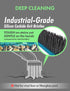 KEMANO Heavy Duty Pool Brush Head: Industrial-Grade Grit Non-Metal Stiff Bristles & Reinforced Aluminum Frame