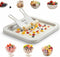Rolled Ice Cream Maker Kit, DIY Ice Cream Roll Tray with 2