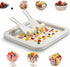 Rolled Ice Cream Maker Kit, DIY Ice Cream Roll Tray with 2